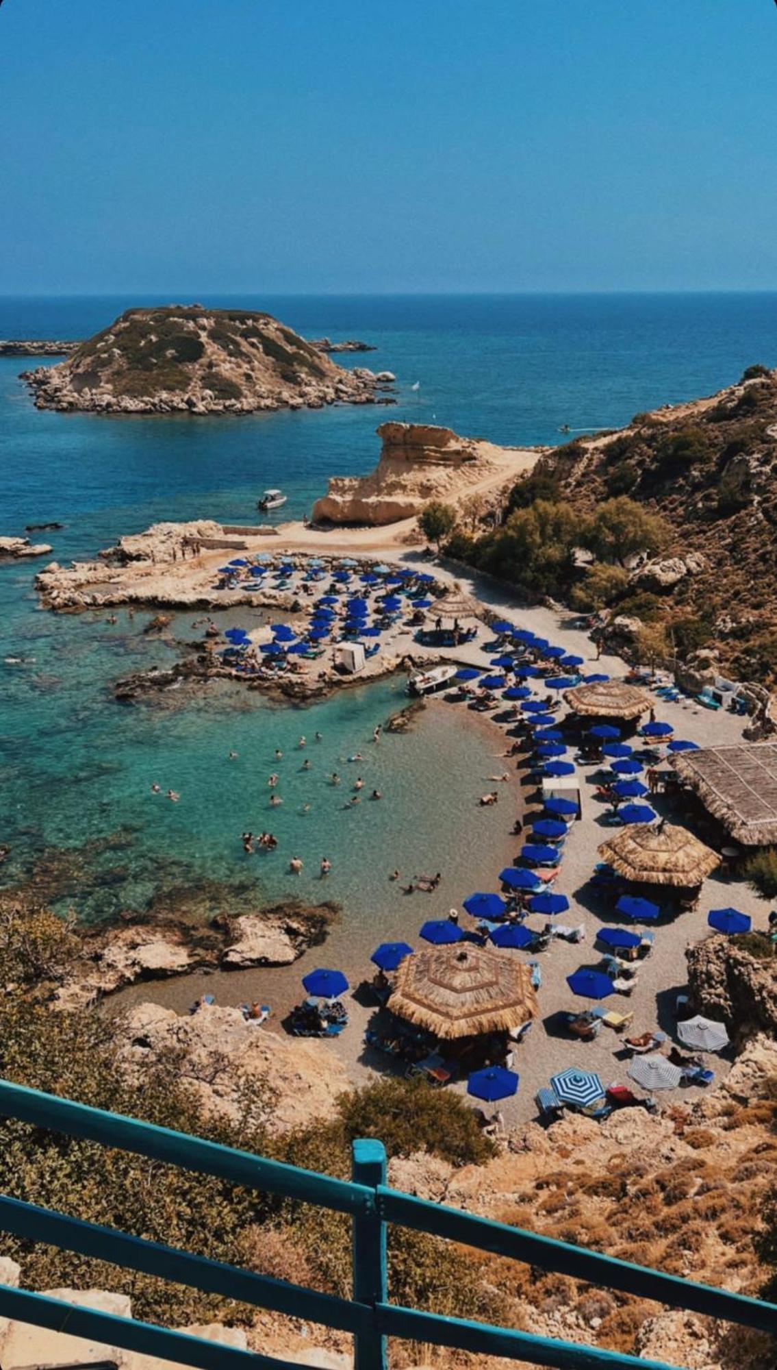 Grande Blue Suites With Private Bay Archangelos  Exterior photo